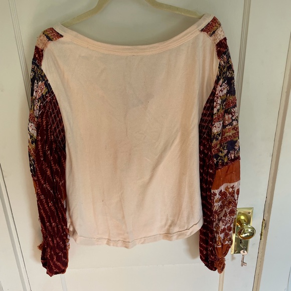 Free People | Blossom Sleeve Long Sleeve Shirt | Medium | Ivory - Picture 8 of 9